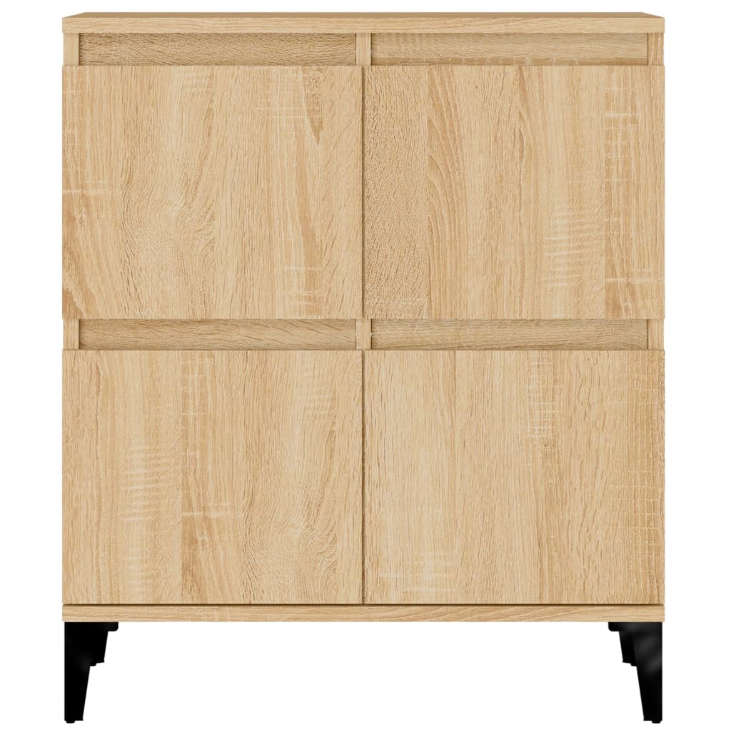 vidaXL sonoma-tölgyszínű szerelt fa tálalóasztal 60 x 35 x 70 cm