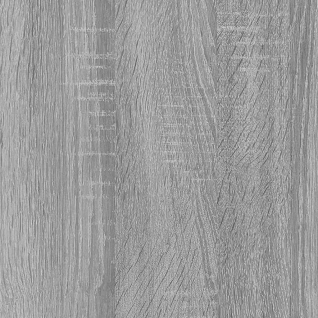 vidaXL szürke sonoma színű szerelt fa éjjeliszekrény 60x38,5x48 cm