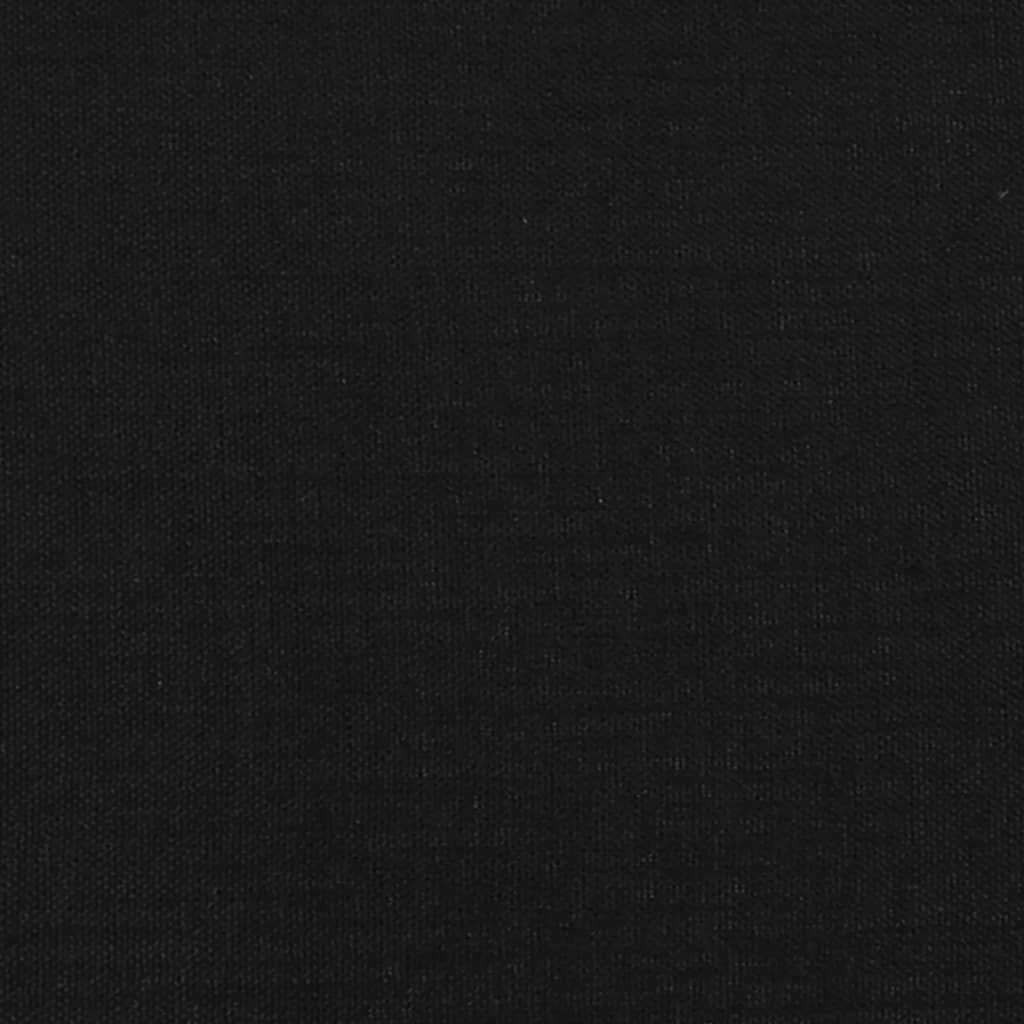 vidaXL fekete szövet fejtámla 80 x 5 x 78/88 cm
