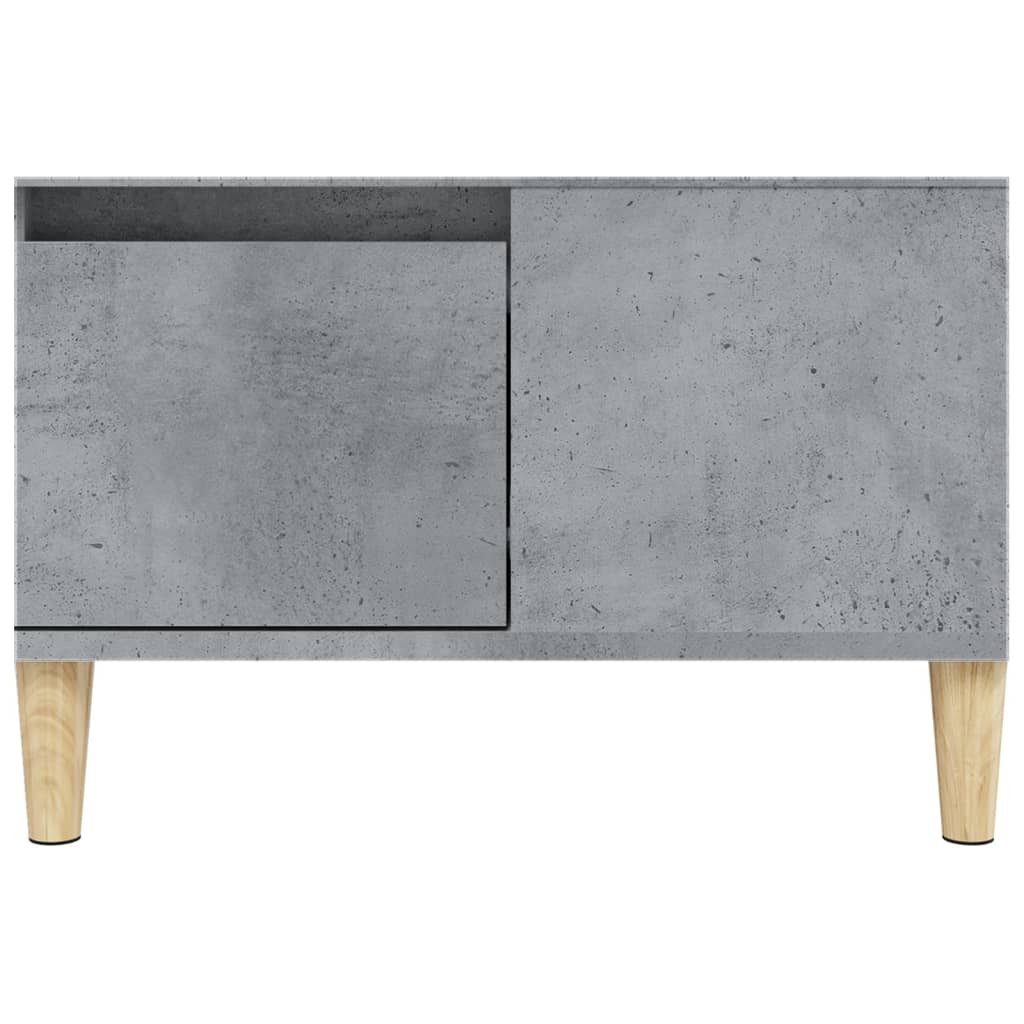 vidaXL betonszürke szerelt fa dohányzóasztal 55x55x36,5 cm