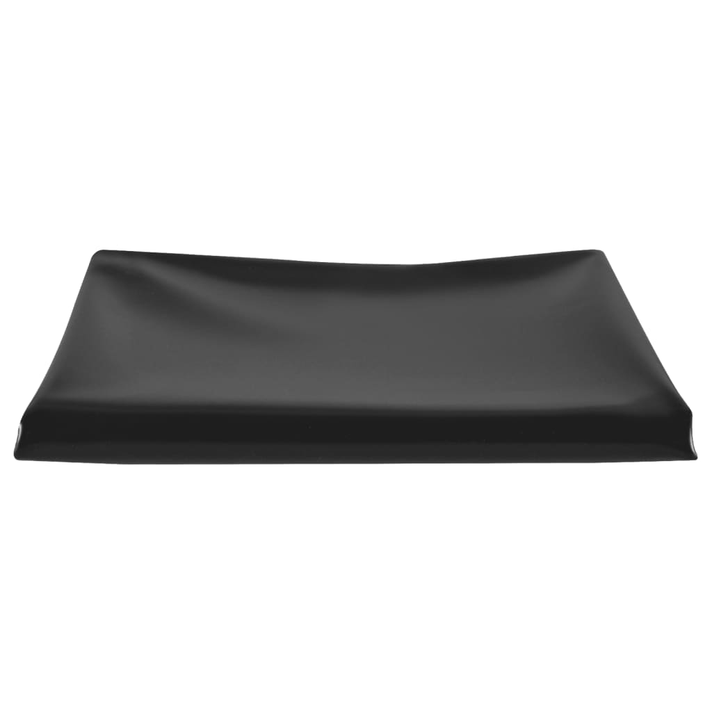 vidaXL fekete PVC tófólia 2 x 5 m 0,5 mm