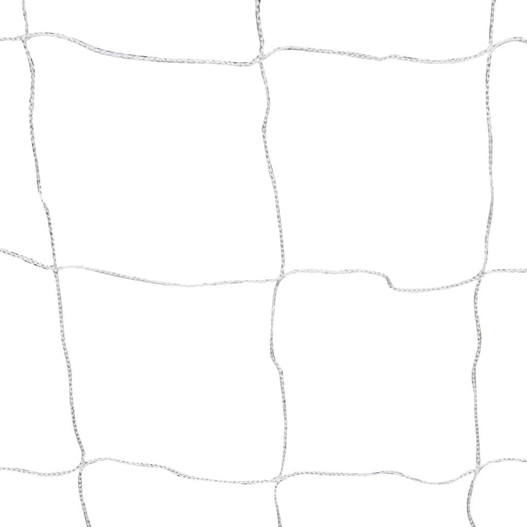 vidaXL 2 db fehér acél focikapu hálóval 182 x 61 x 122 cm