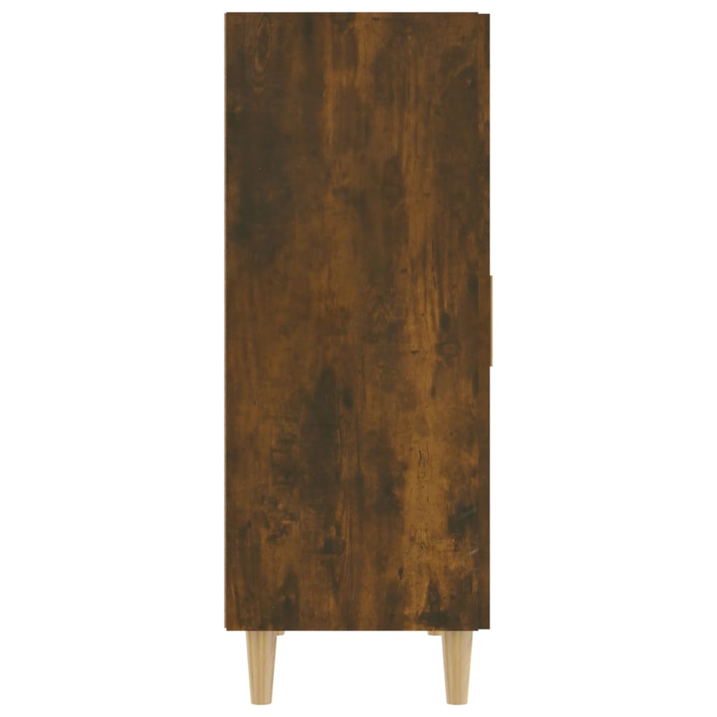 vidaXL füstös tölgyszínű szerelt fa tálalószekrény 70 x 34 x 90 cm