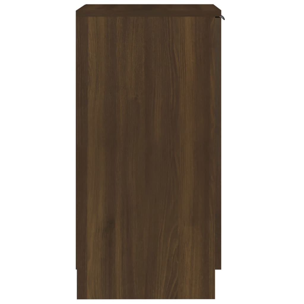 vidaXL barna tölgyszínű szerelt fa cipősszekrény 30 x 35 x 70 cm