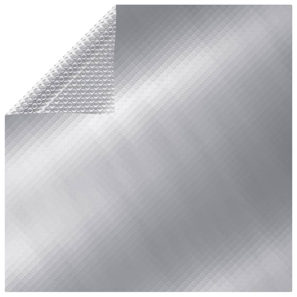 vidaXL ezüst polietilén medencetakaró 600 x 300 cm
