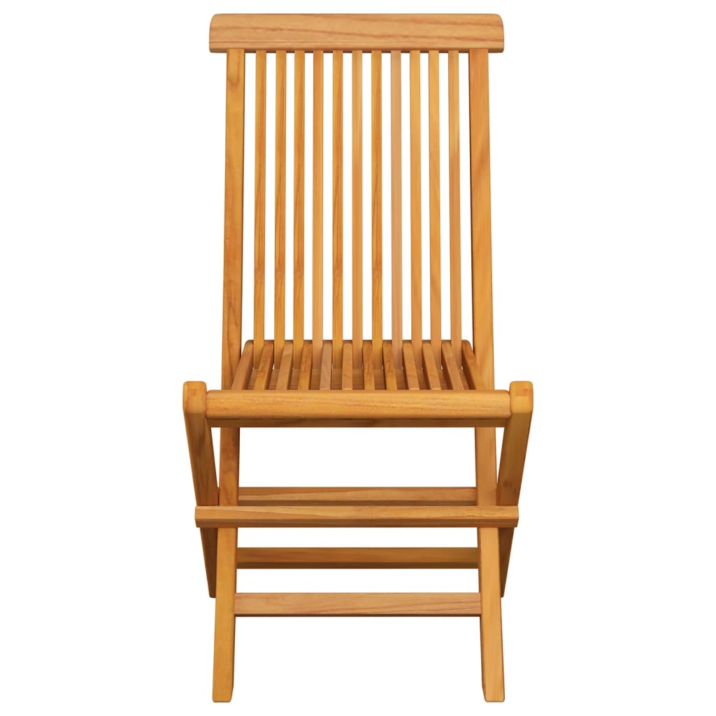 vidaXL 8 db tömör tíkfa kerti szék levélmintás párnával