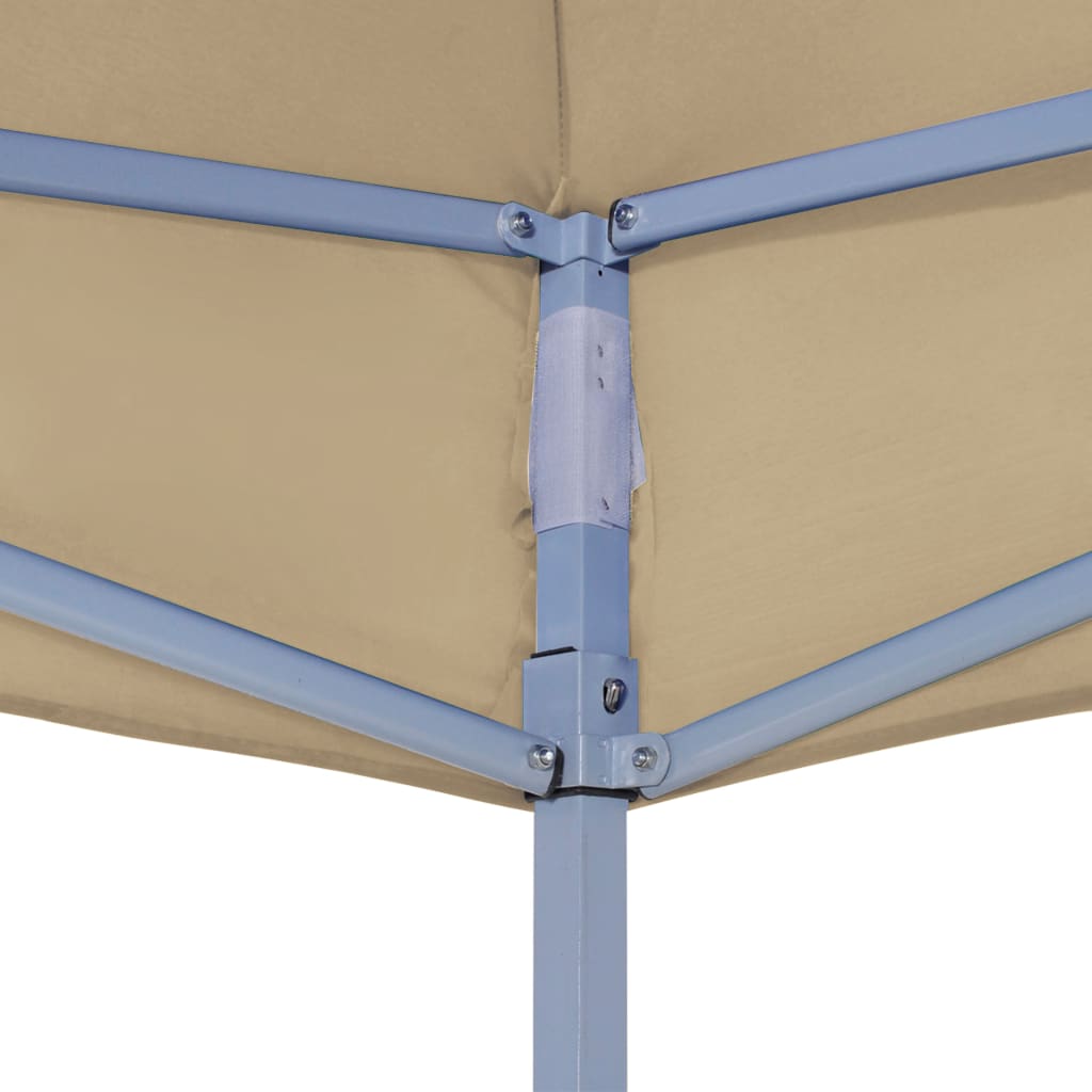 vidaXL bézs tető partisátorhoz 3 x 3 m 270 g/m²