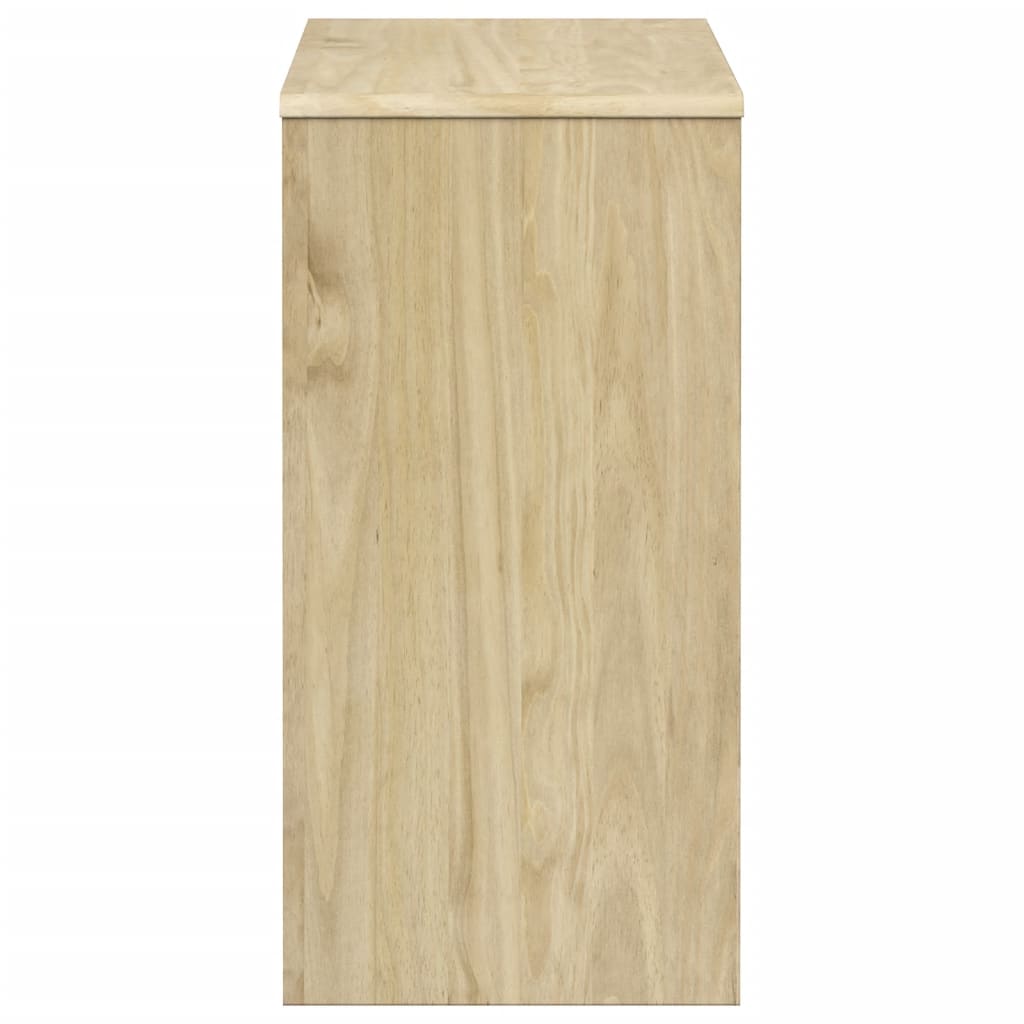 vidaXL SAUDA tölgyszínű tömör fenyőfa tálalóasztal 89,5 x 36,5 x 73 cm