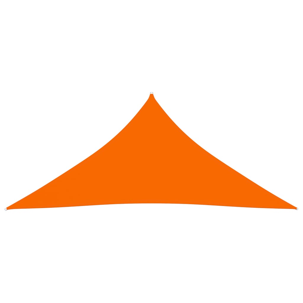 vidaXL narancssárga háromszög alakú oxford-szövet napvitorla 5x6x6 m