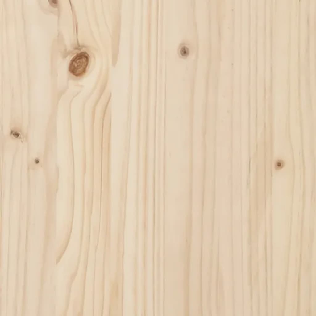 vidaXL tömör fenyőfa fali fejtámla 81x3x63 cm