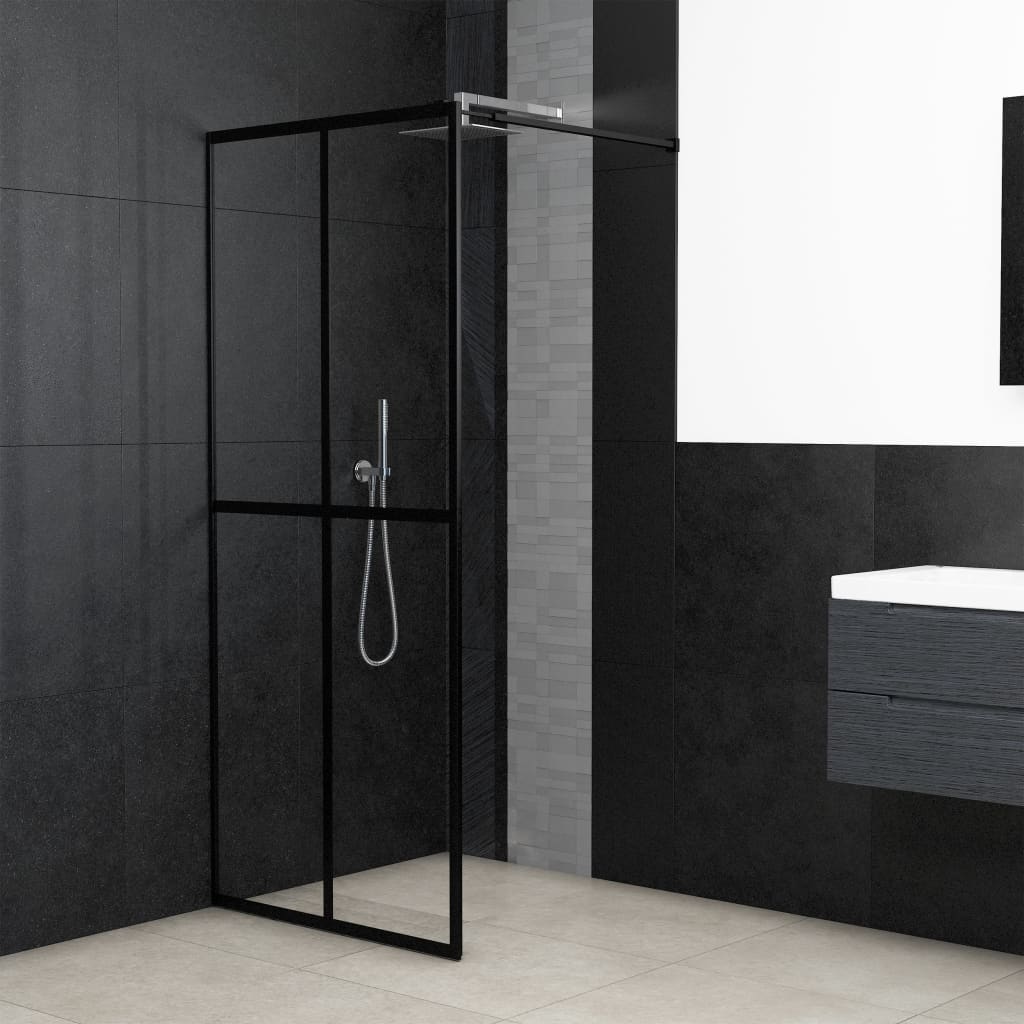vidaXL átlátszó edzett üveg zuhanyfal 140 x 195 cm