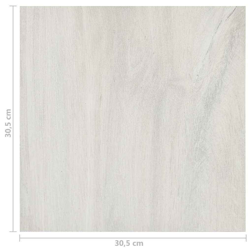 vidaXL 20 db krémszínű öntapadó PVC padlólap 1,86 m²
