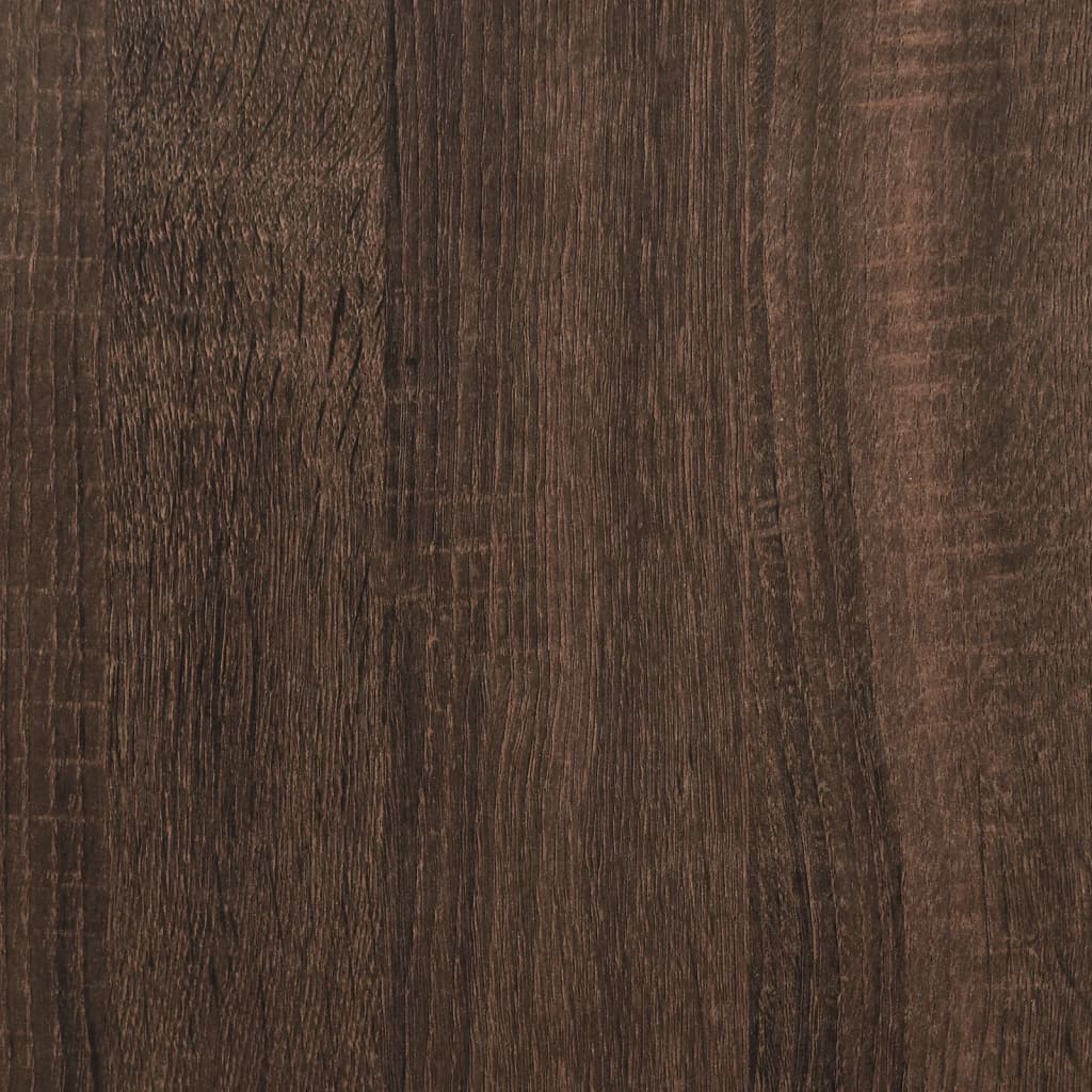 vidaXL barna tölgyszínű szerelt fa tálalóasztal 100 x 32 x 75 cm