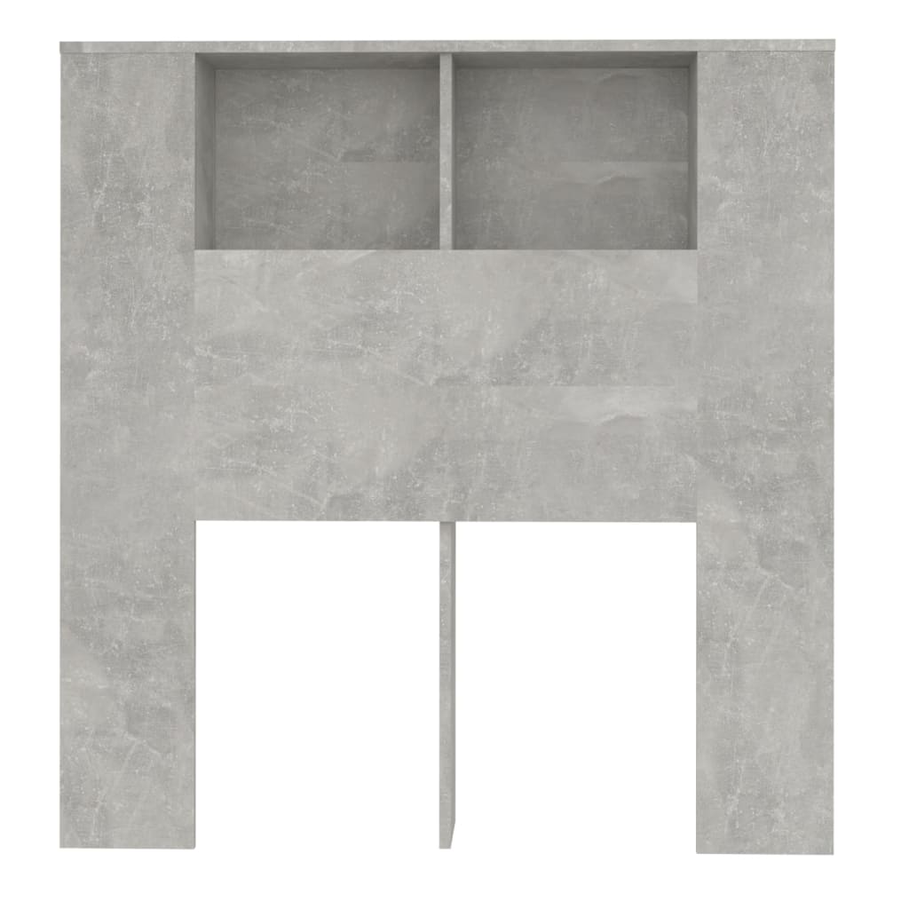 vidaXL betonszürke áthidaló szekrény 100 x 18,5 x 104,5 cm