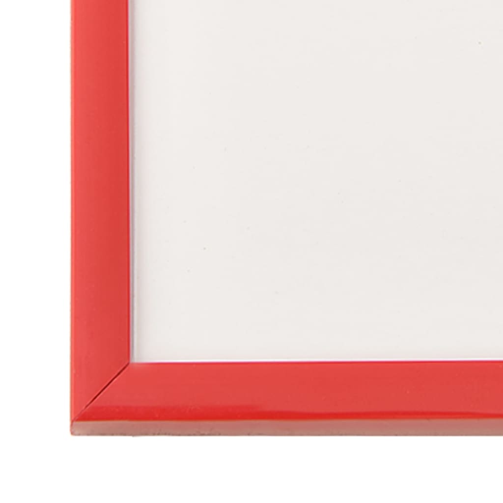 vidaXL 10 db piros MDF fali/asztali fényképkeret 18 x 24 cm