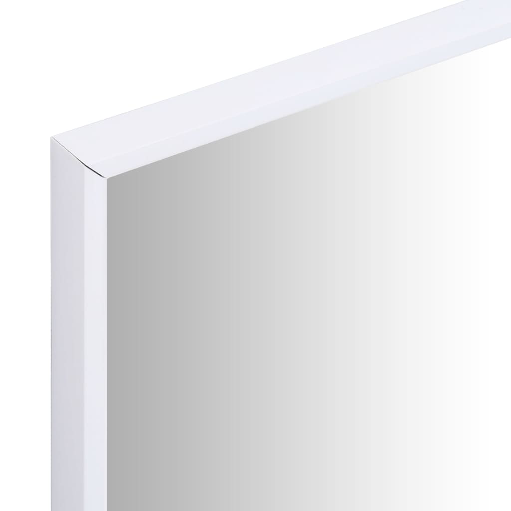 vidaXL fehér tükör 70 x 50 cm