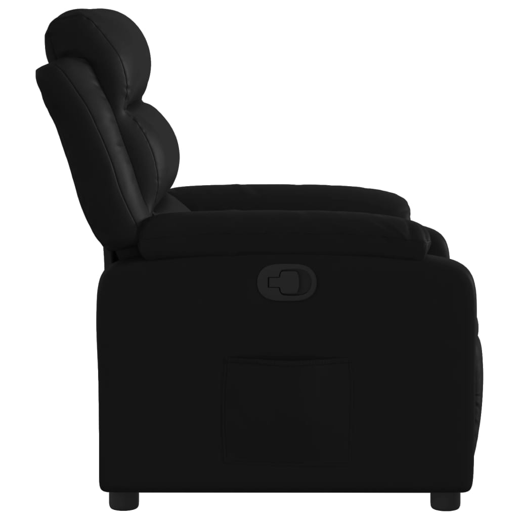 vidaXL fekete műbőr dönthető fotel