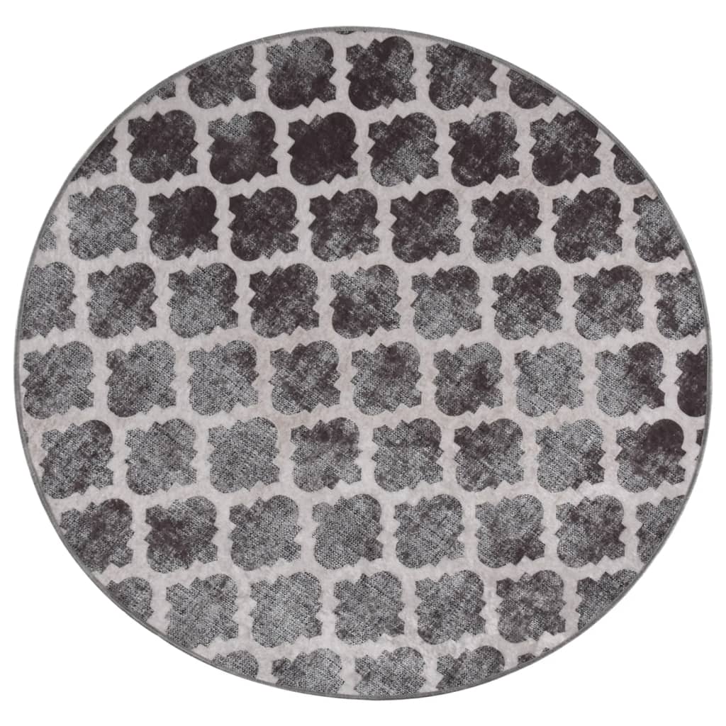 vidaXL többszínű csúszásmentes mosható szőnyeg φ120 cm