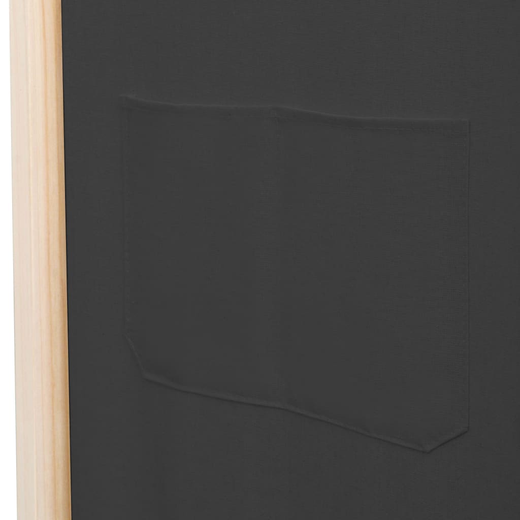 vidaXL szürke 3-paneles szövetparaván 120 x 170 x 4 cm