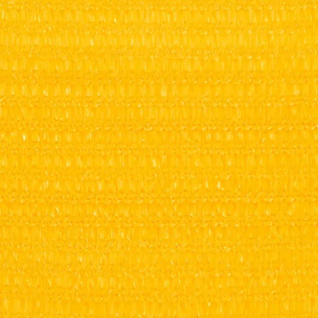 vidaXL sárga HDPE napvitorla 160 g/m² 3 x 4 x 5 m