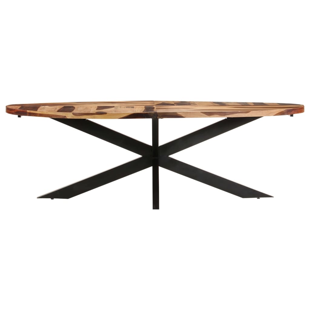 vidaXL akácfa étkezőasztal mézszínű felülettel 240 x 100 x 75 cm