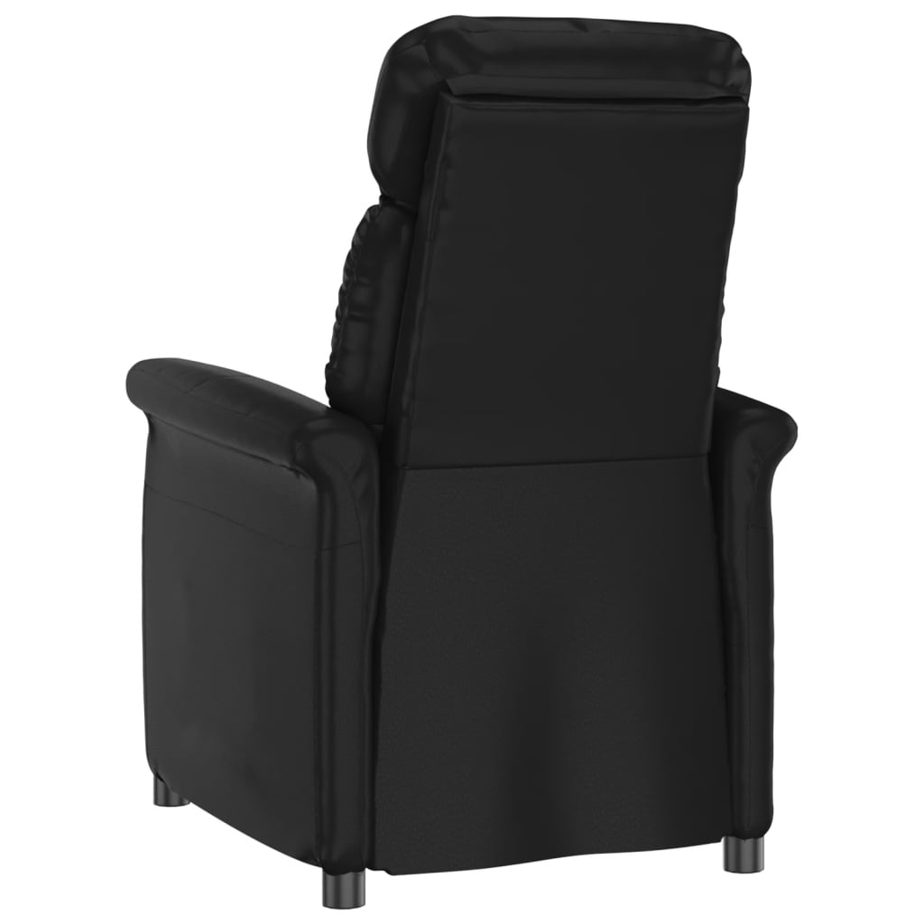 vidaXL fekete műbőr dönthető szék