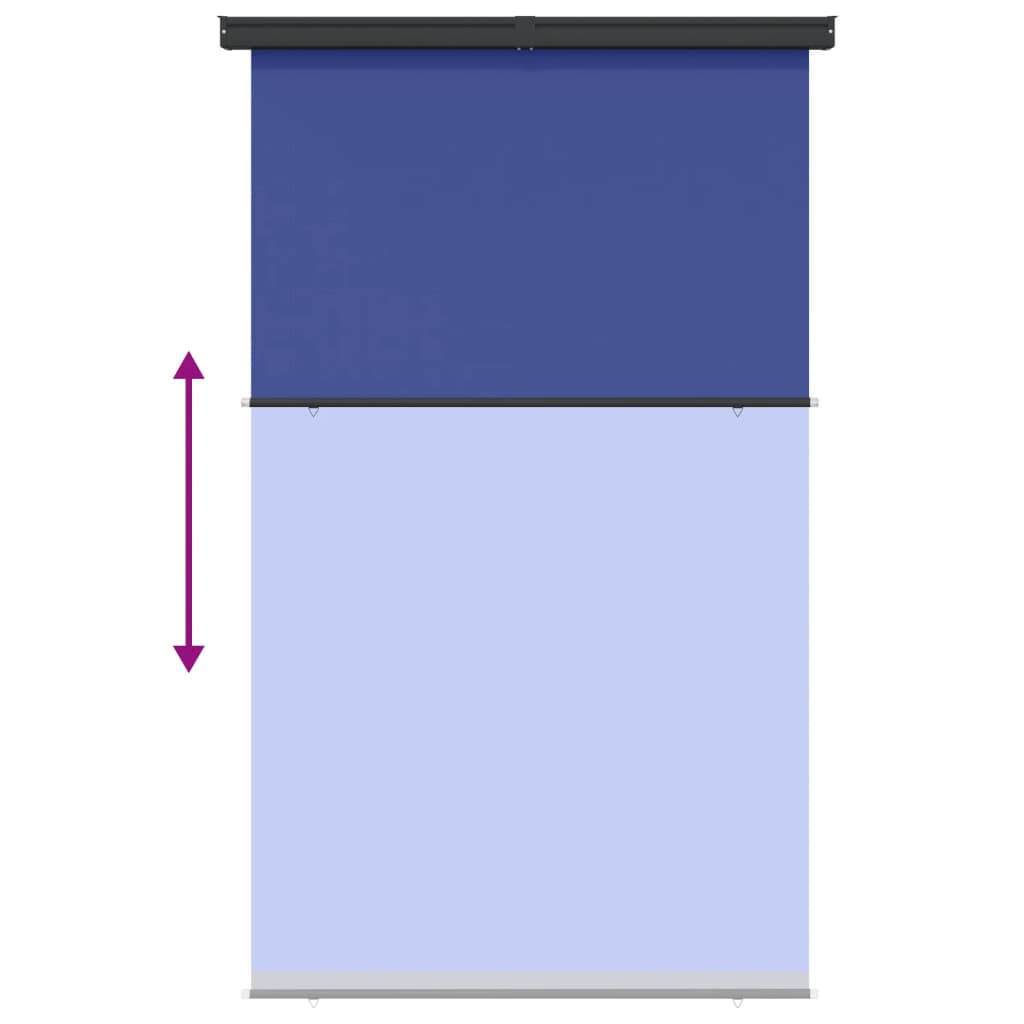 vidaXL kék oldalsó terasznapellenző 165 x 250 cm