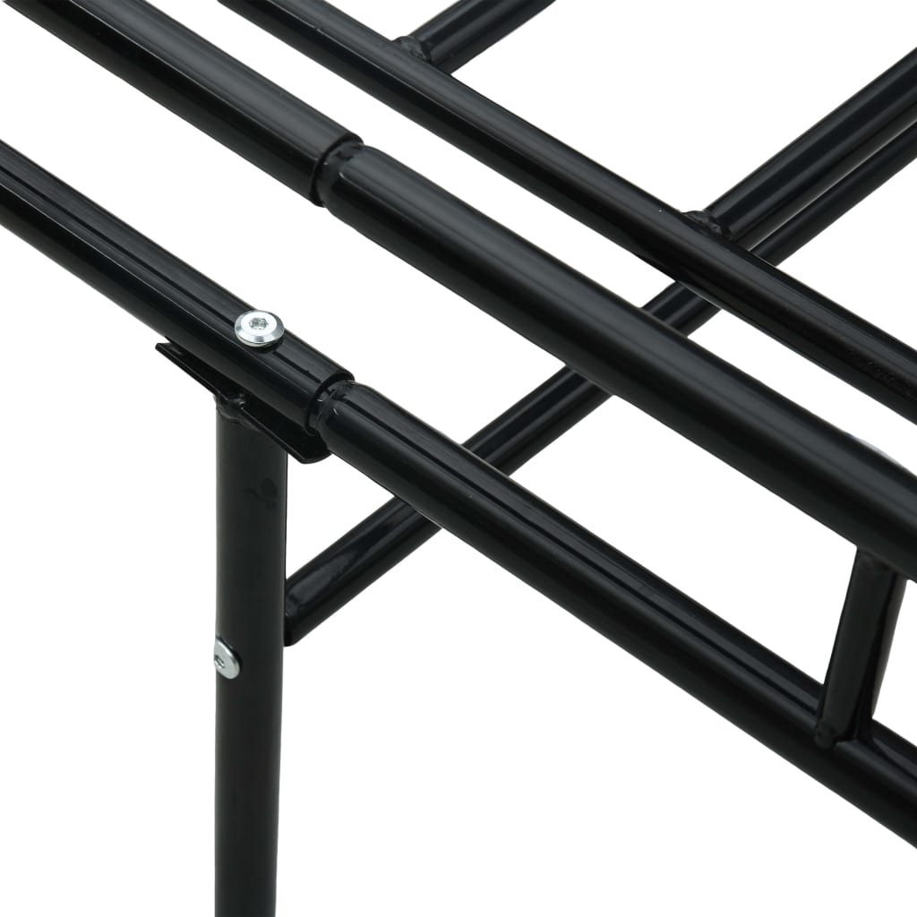 vidaXL fekete fém kanapéágy-keret 90 x 200 cm