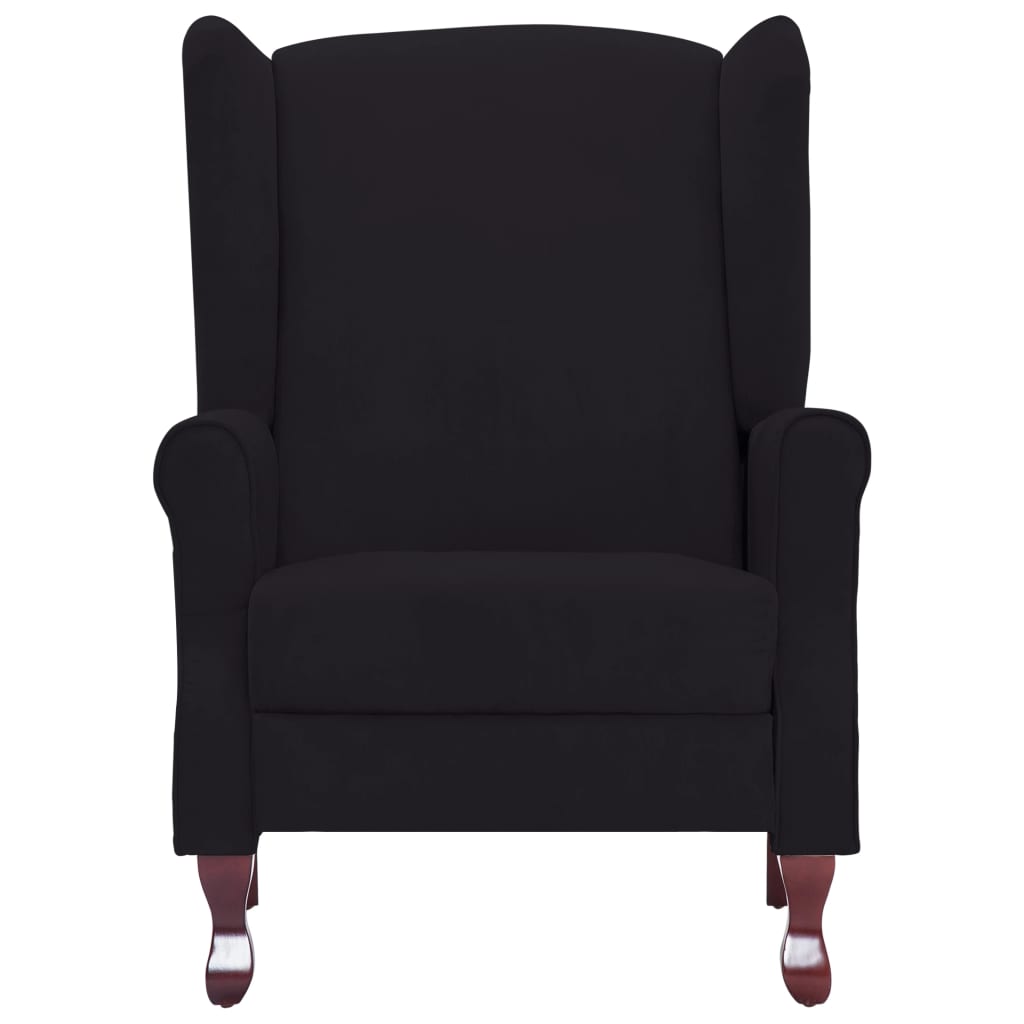 vidaXL fekete szövet állítható szék