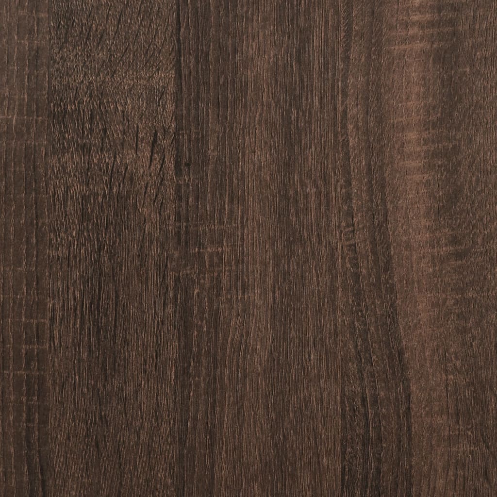 vidaXL barna tölgyszínű szerelt fa ágykeret fiókokkal 90 x 190 cm