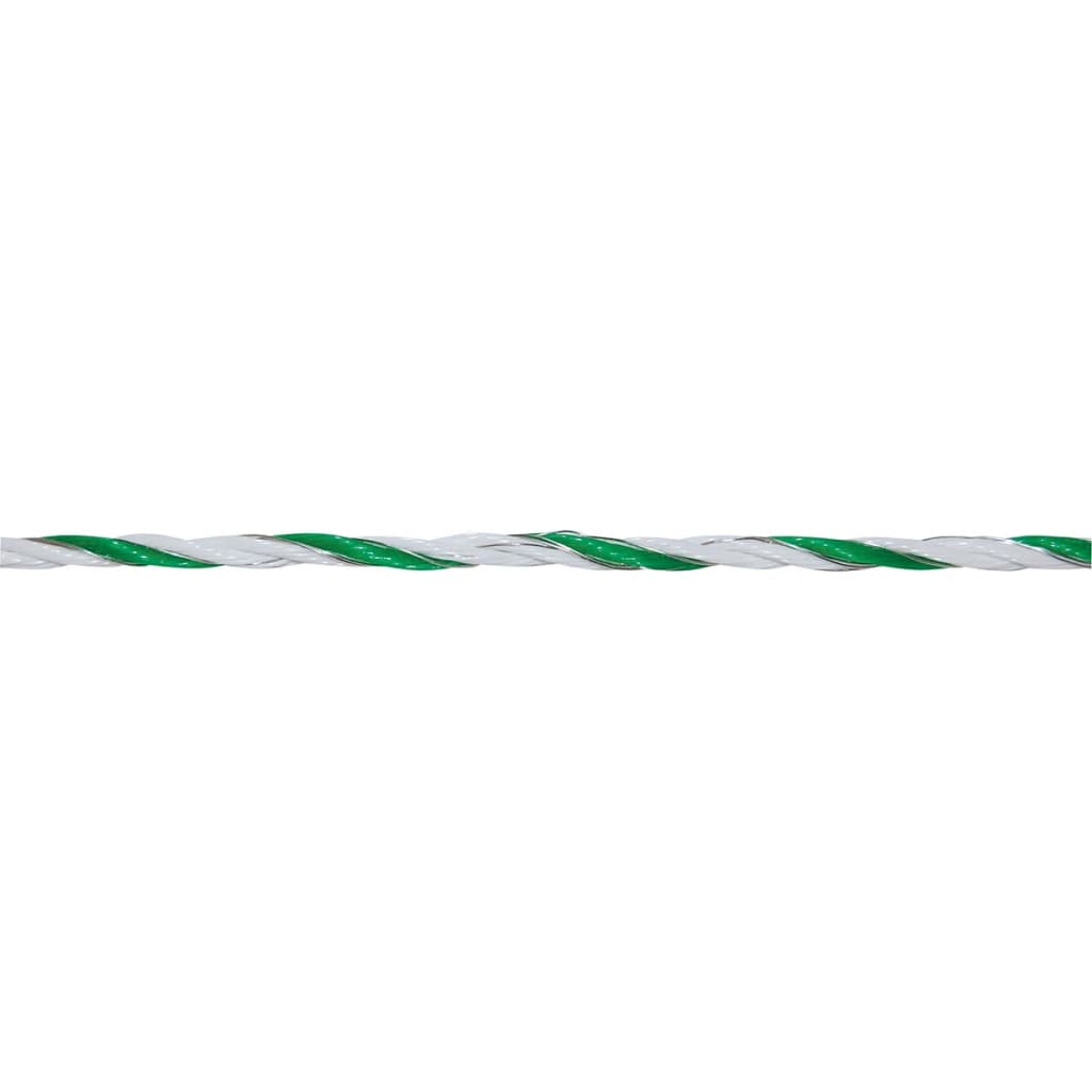 Kerbl fehér-zöld Star elektromos kerítés kötél 400 m 44528
