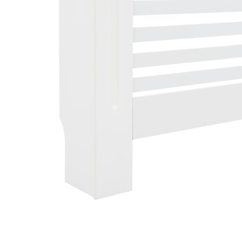 vidaXL fehér MDF radiátorburkolat 112 x 19 x 81,5 cm