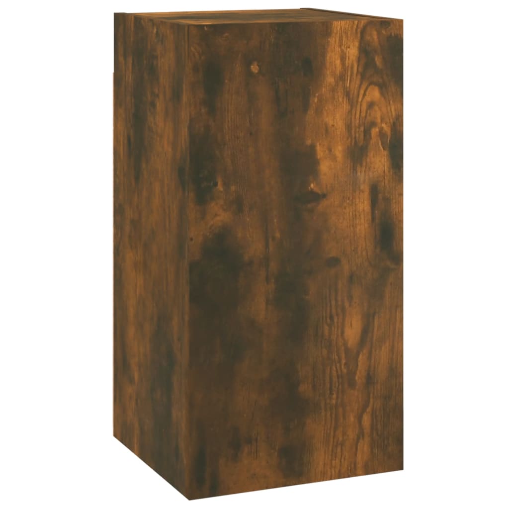 vidaXL füstös tölgy színű szerelt fa TV-szekrény 30,5 x 30 x 60 cm