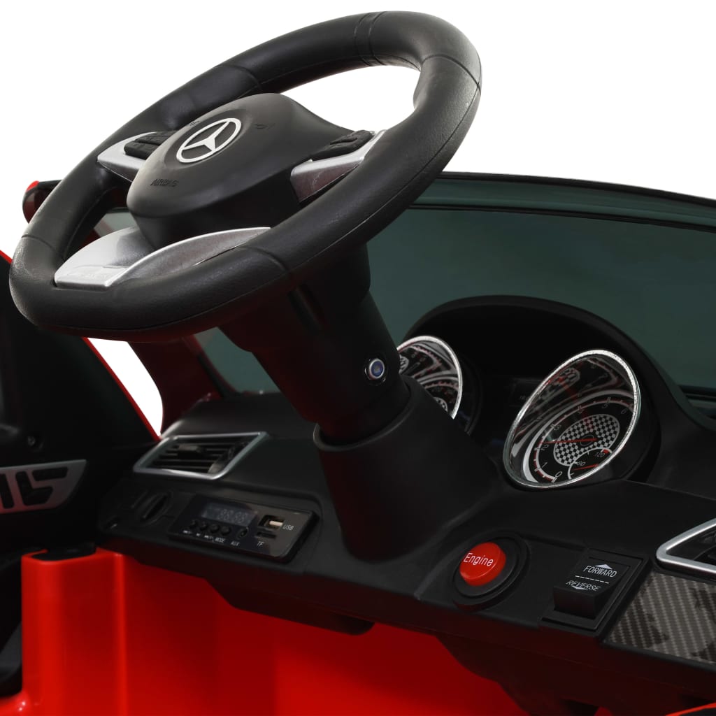 vidaXL piros műanyag Mercedes Benz GLE63S gyerek autó