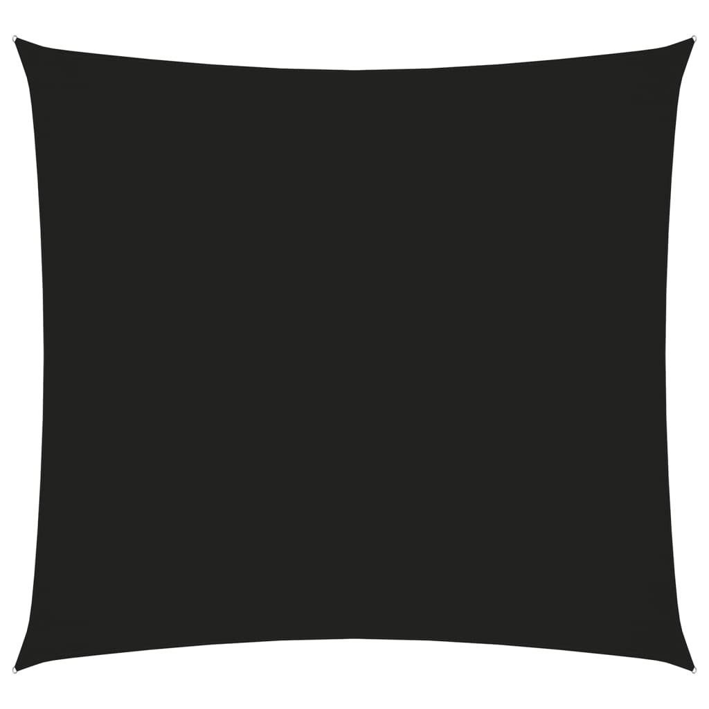 vidaXL fekete négyzet alakú oxford-szövet napvitorla 6 x 6 m