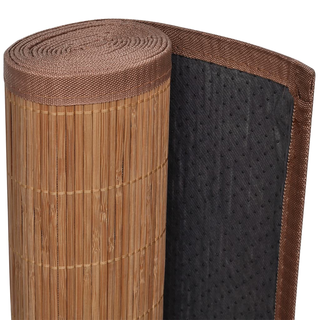 vidaXL barna bambusz szőnyeg 160 x 230 cm