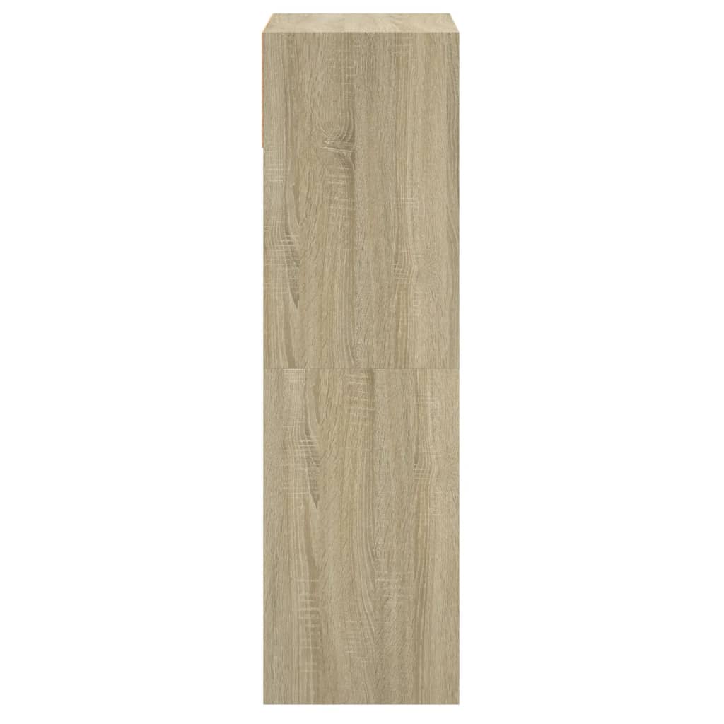 vidaXL sonoma tölgy színű szerelt fa cipőszekrény 60x34x116 cm