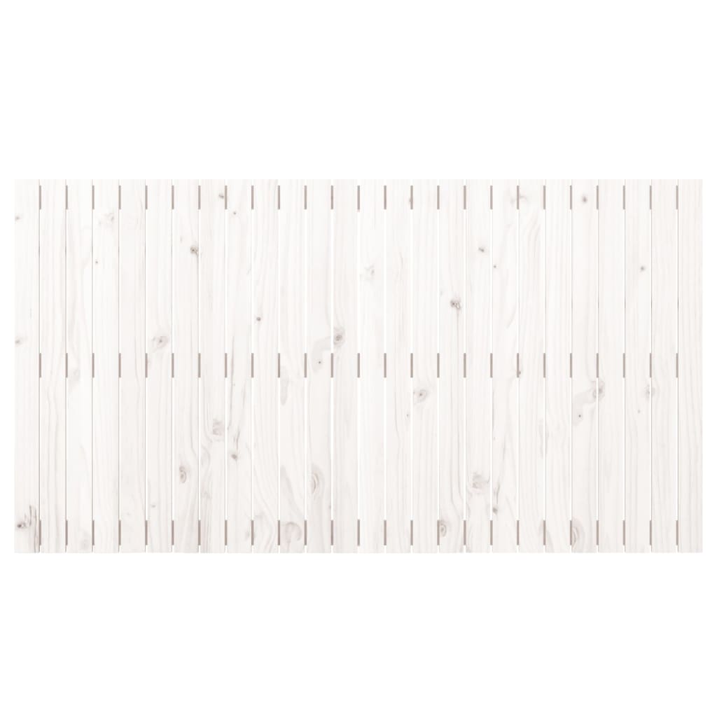 vidaXL fehér tömör fenyőfa fali fejtámla 166x3x90 cm