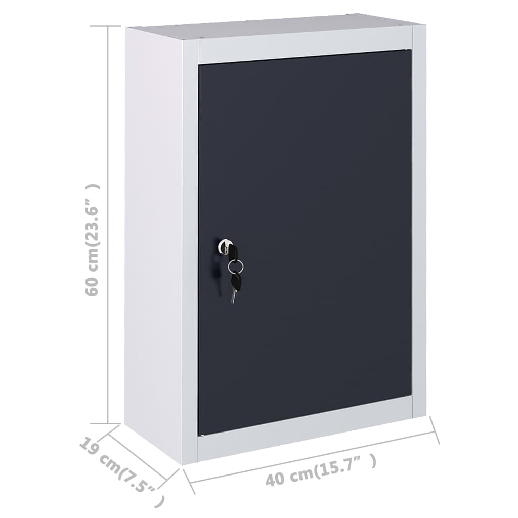 vidaXL munkapad négy fali panellel és két szekrénnyel