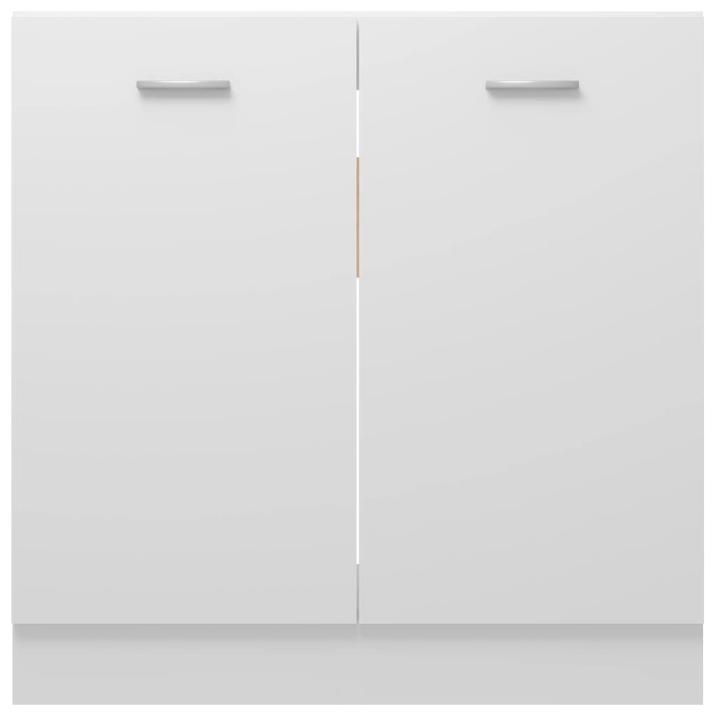vidaXL fehér forgácslap mosogató alsószekrény 80 x 46 x 81,5 cm