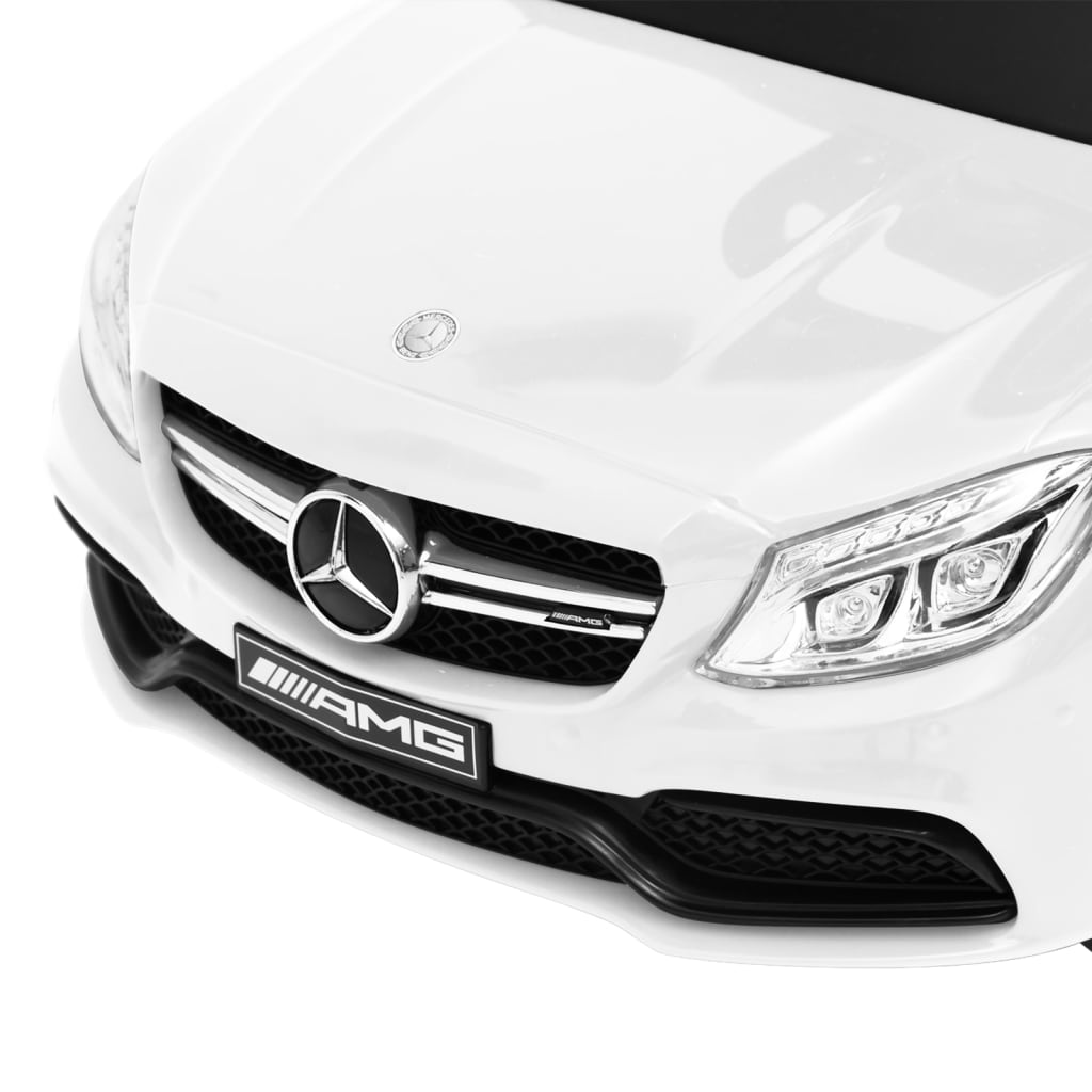 vidaXL fehér Mercedes-Benz C63 pedálos autó