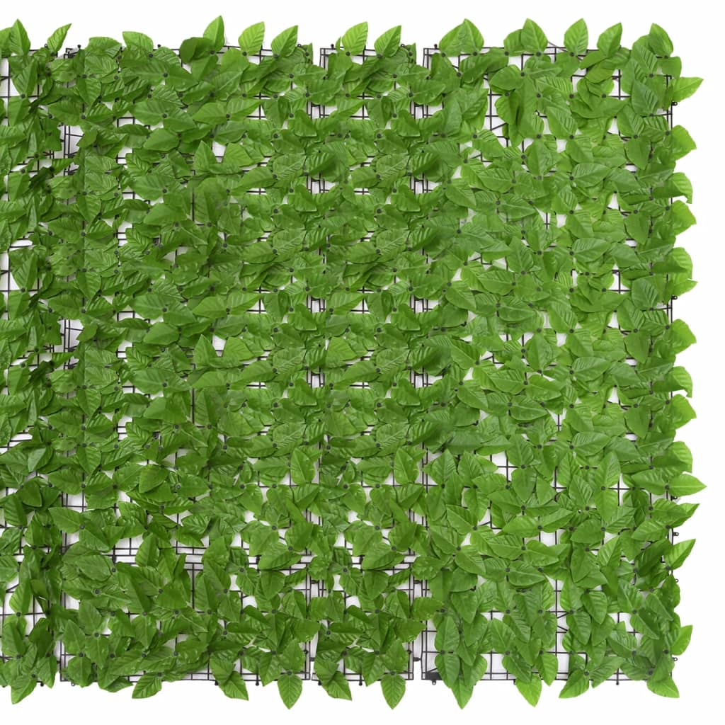 vidaXL zöld leveles erkélyparaván 400 x 150 cm