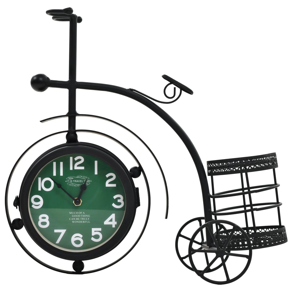 vidaXL tricikli formájú vintage stílusú kétoldalas óra
