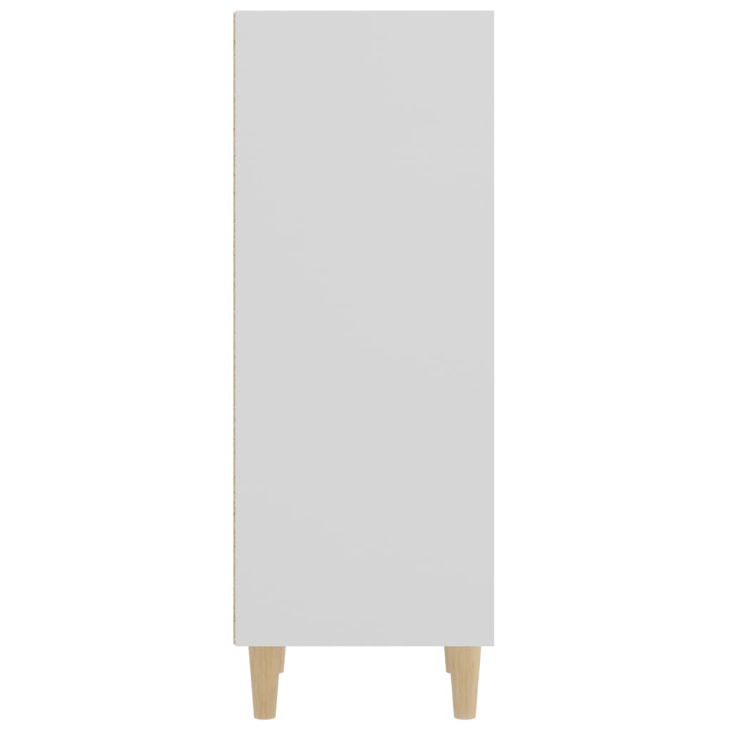 vidaXL fehér szerelt fa tálalóasztal 34,5 x 32,5 x 90 cm