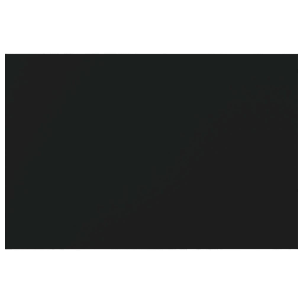vidaXL 8 db fekete forgácslap könyvespolc 60 x 40 x 1,5 cm