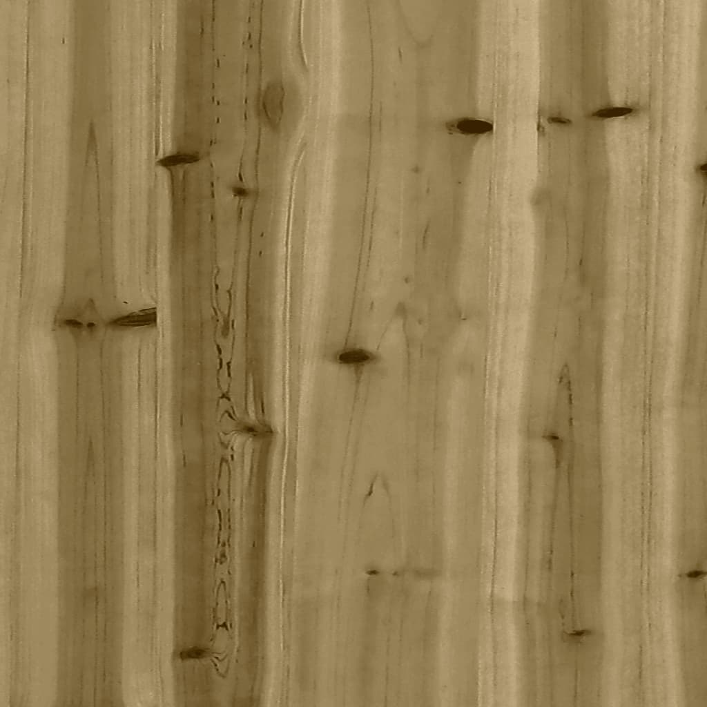 vidaXL impregnált fenyőfa ültetőasztal polccal 82,5 x 35 x 75 cm