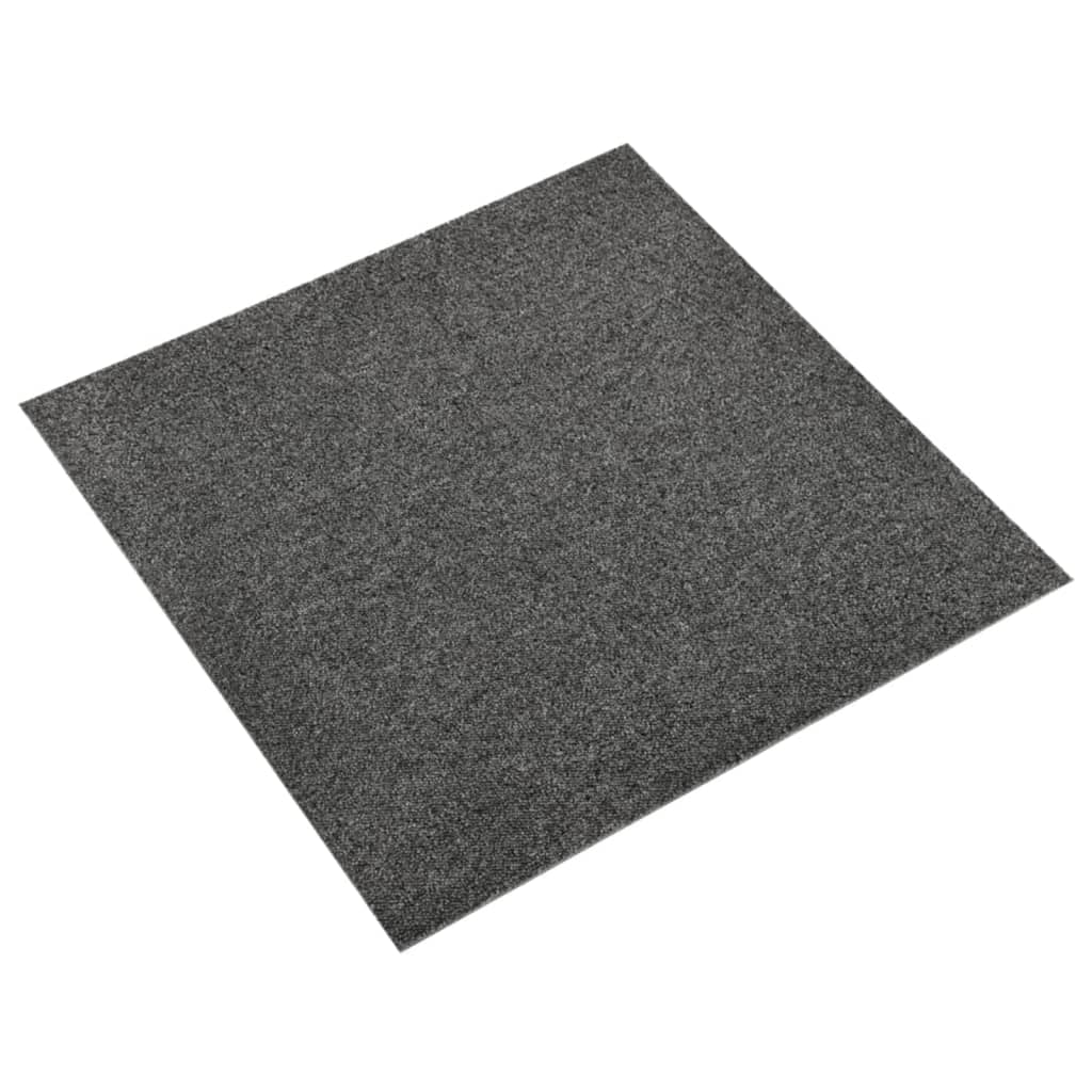 vidaXL 20 db antracitszürke szőnyegpadlólap 5 m² 50 x 50 cm