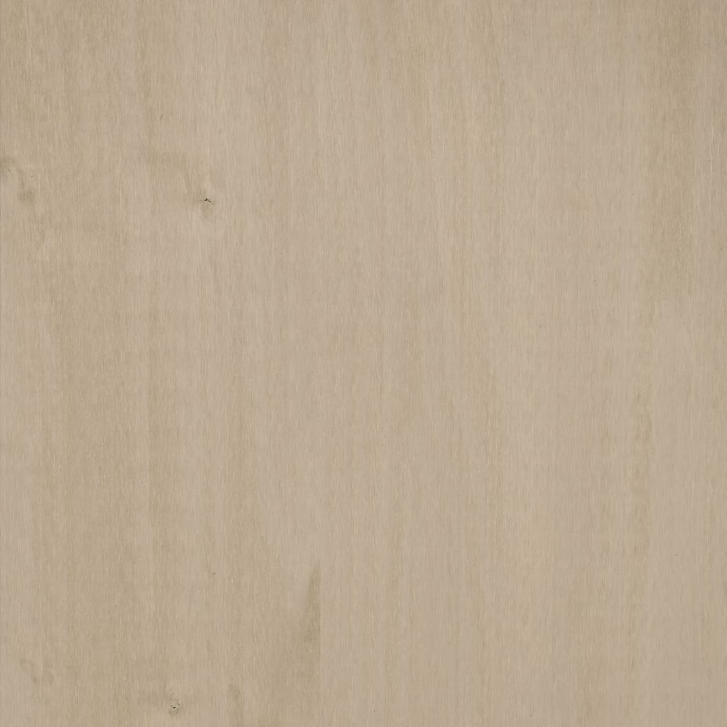 vidaXL HAMAR mézbarna tömör fenyőfa íróasztal 110 x 40 x 75 cm