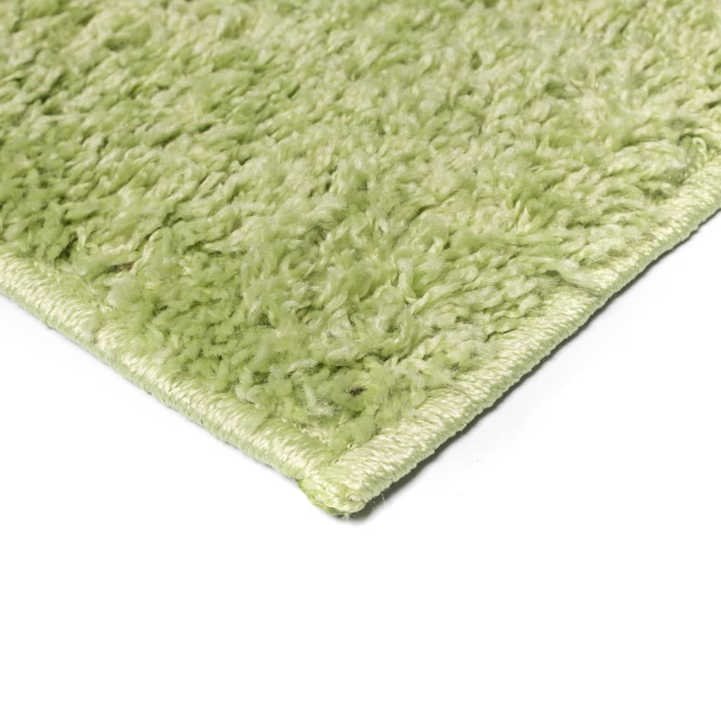 vidaXL zöld bozontos szőnyeg 80 x 150 cm