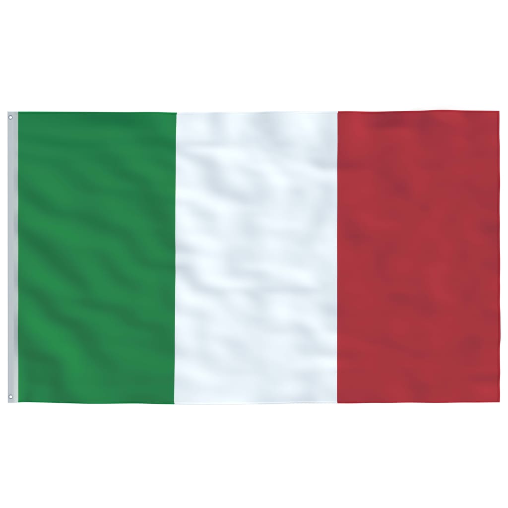 vidaXL olasz alumínium zászló és rúd 5,55 m